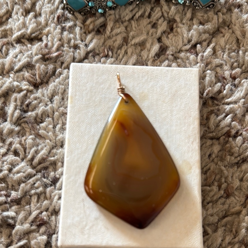 Tiger Eye look Pendant